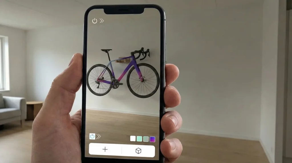 Digital Showroom AR Feature für Mobile und Webanwendungen
